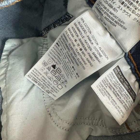 Levi's Medium Blue Wash Wedgie Skinny High Rise Button Fly Jean Size 32 - Picture 10 of 15